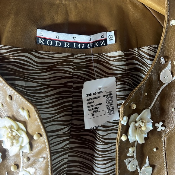 DAVID RODRIGUEZ LEATHER & SHELL VINTAGE JACKET - Picture 2 of 11